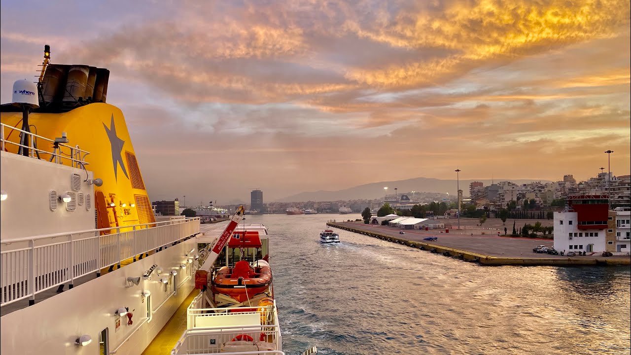 Greece Day 2 | Athens to Mykonos | Blue Star Ferries | Island of Syros & Tinos | Mykonos Beach hotel