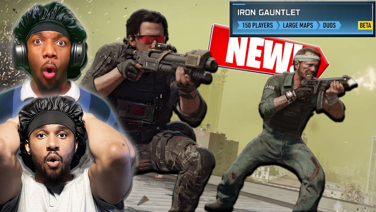IMSINNFUL AND STR8 PLAY THE NEW GAMEMODE ON WARZONE! (Iron Gauntlet Gameplay!)