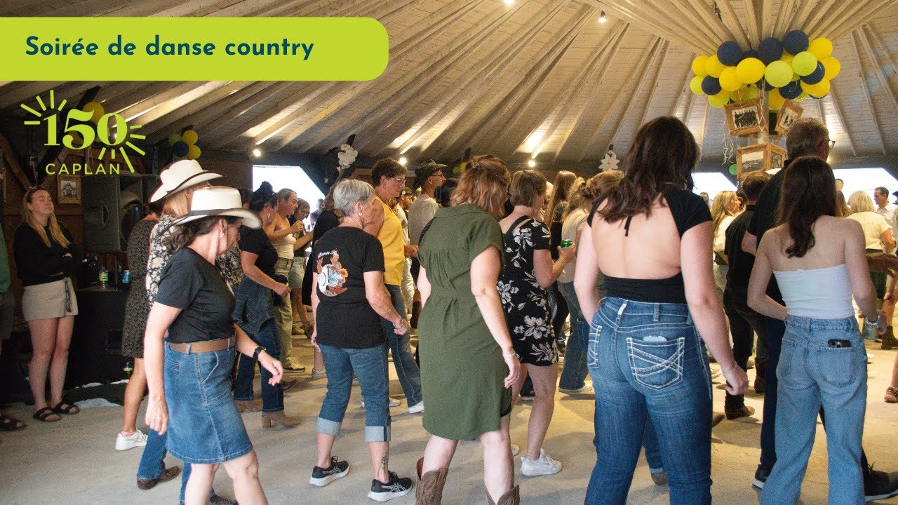 Soirée de danse country avec Boots fire // 150e de Caplan, Gaspésie