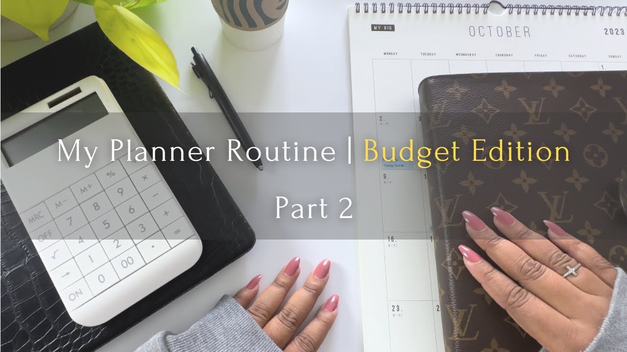 My Planner Routine - PART 2 | Budget Edition | The Planner Aisle