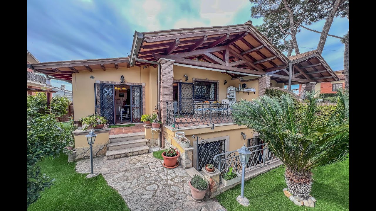Villa stile casale in vendita Infernetto Roma rifinita rif. 64-24