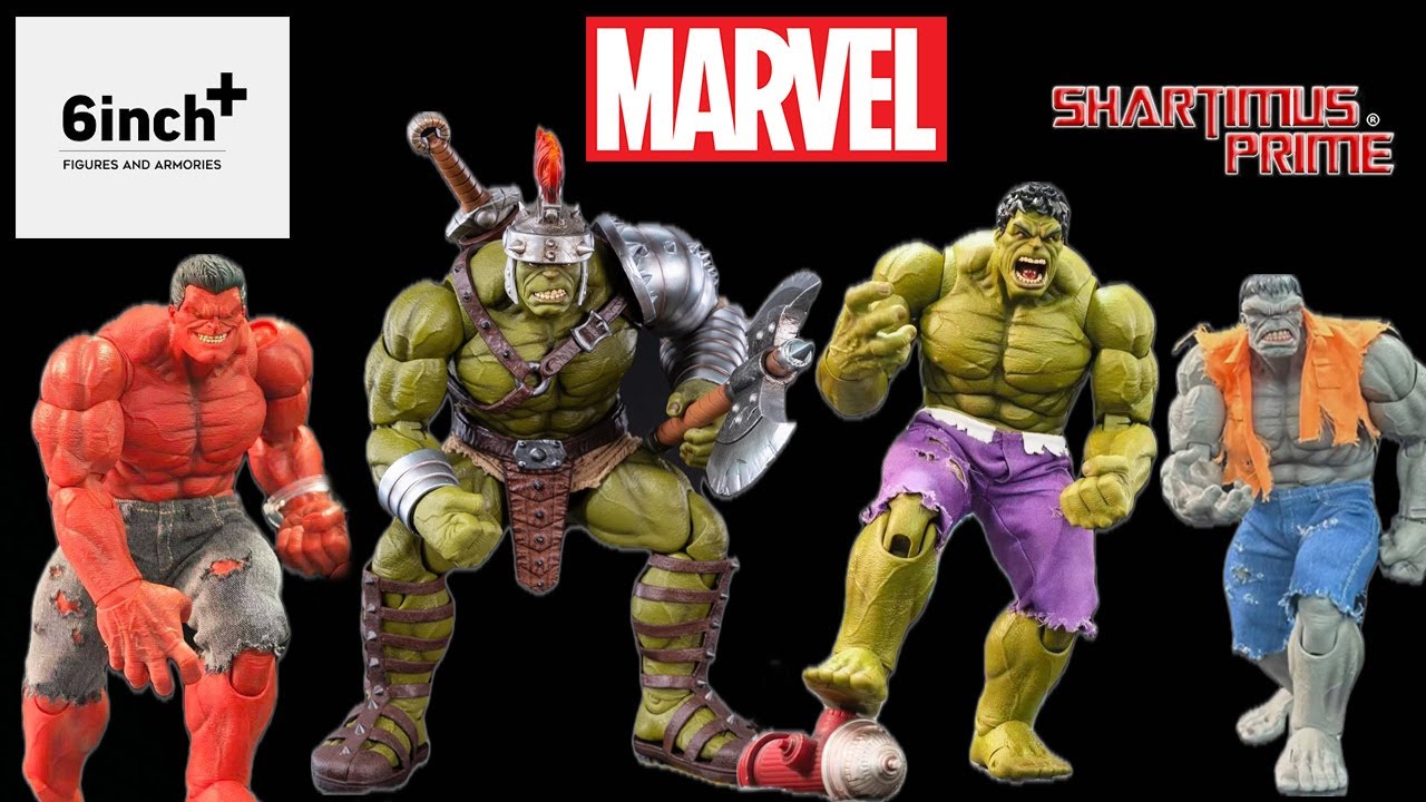 Marvel Hulks и другие! Фигурки в масштабе 1:12 и выше размером 6 дюймов представлены на Wonder Fe...
