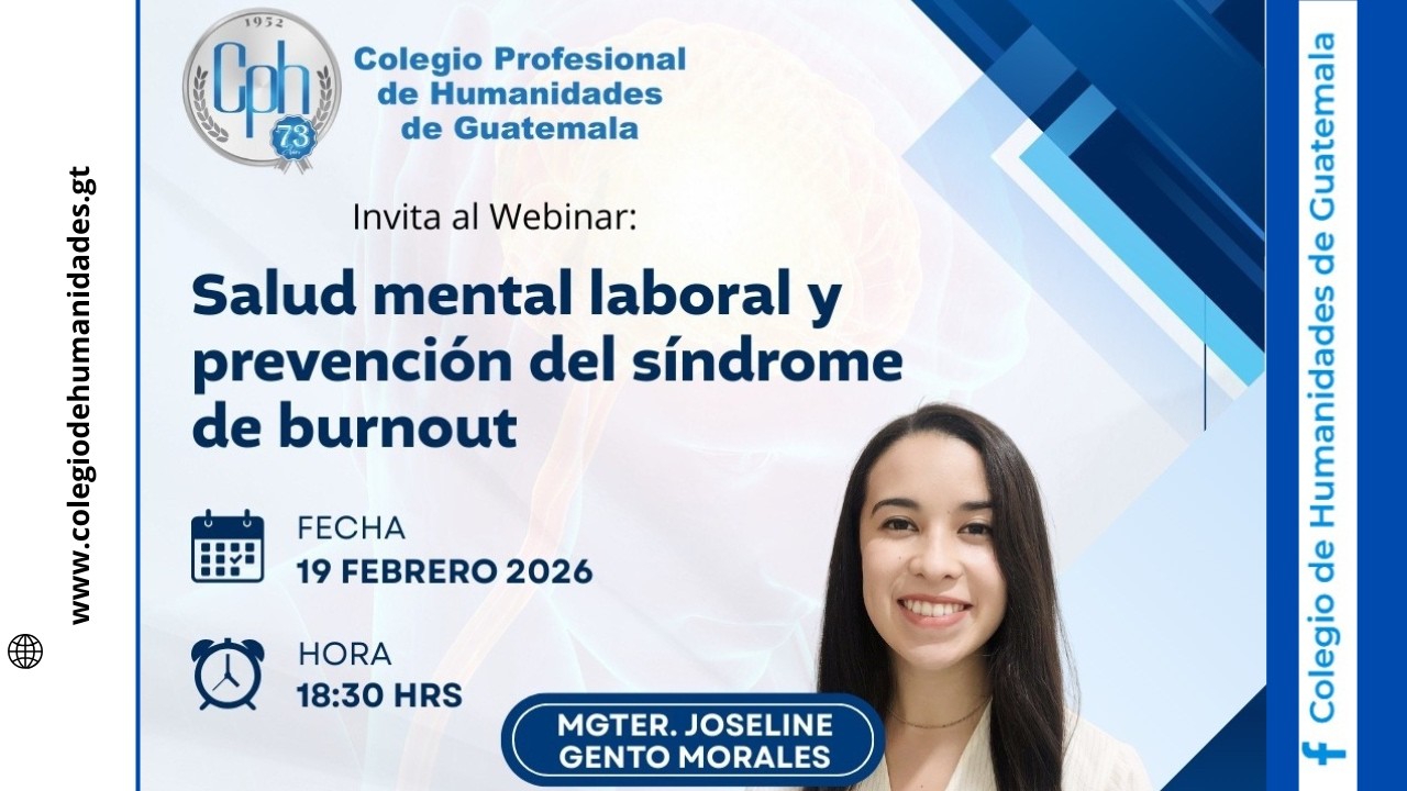 Webinar: Salud mental laboral y prevención del síndrome de burnout