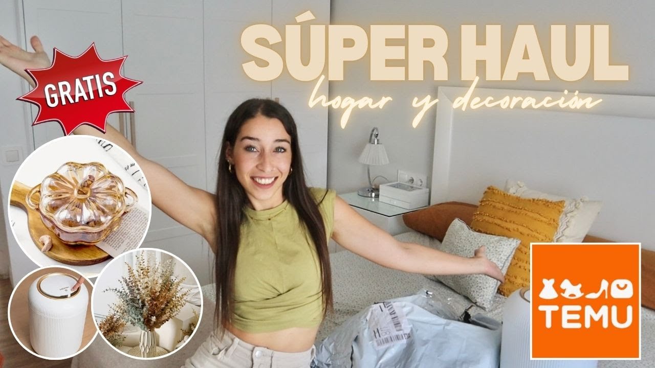 HAUL TEMU 🛍 HOGAR Y DECORACION ✨ HALLOWEEN 🎃 PRODUCTOS para ORGANIZAR el HOGAR