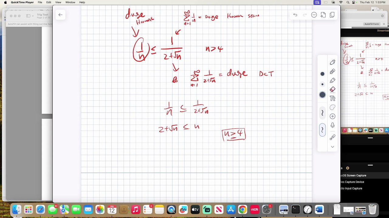 AP BC Calculus Direct Comparison Test