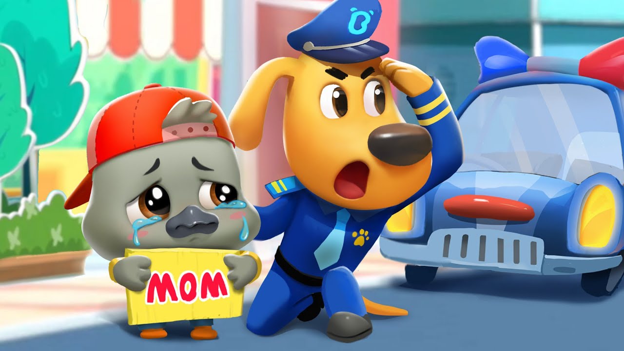 Baby Swan Got Lost | Police Cartoon | Safety Cartoon | Kids Cartoon | Sheriff Labrador