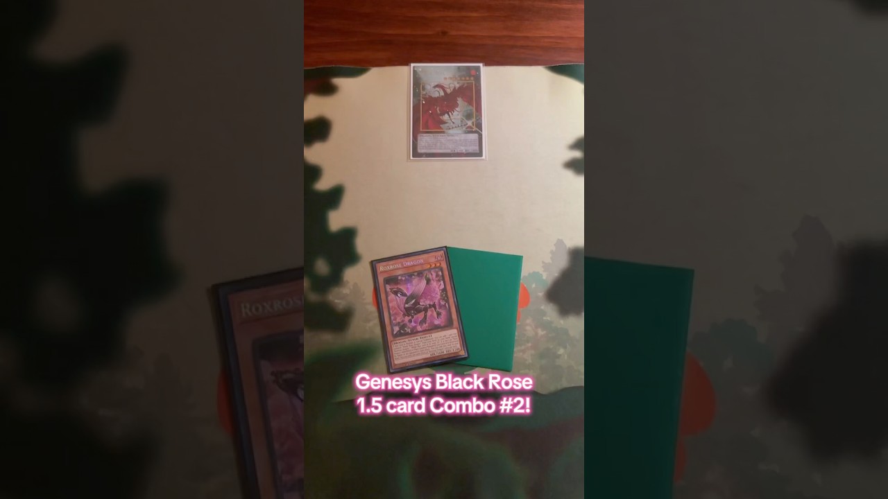 Genesys Black Rose Dragon 1.5 Card Combo Number 2 #yugioh