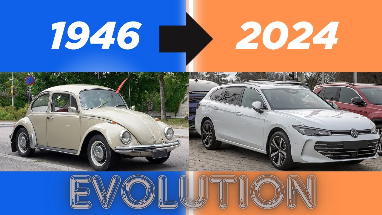 Evolution of Volkswagen (all models)
