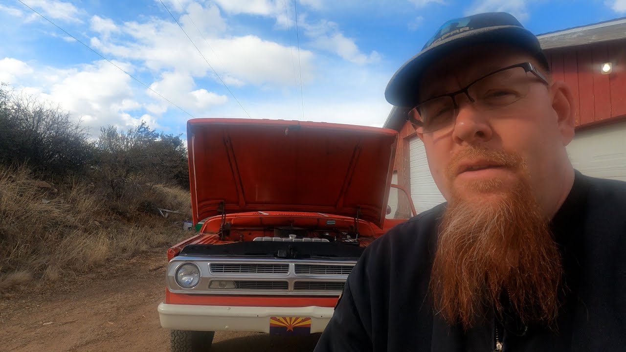 1971 Dodge W100 Sweptline Power Wagon 383 Big Block Test Drive Around Prescott AZ