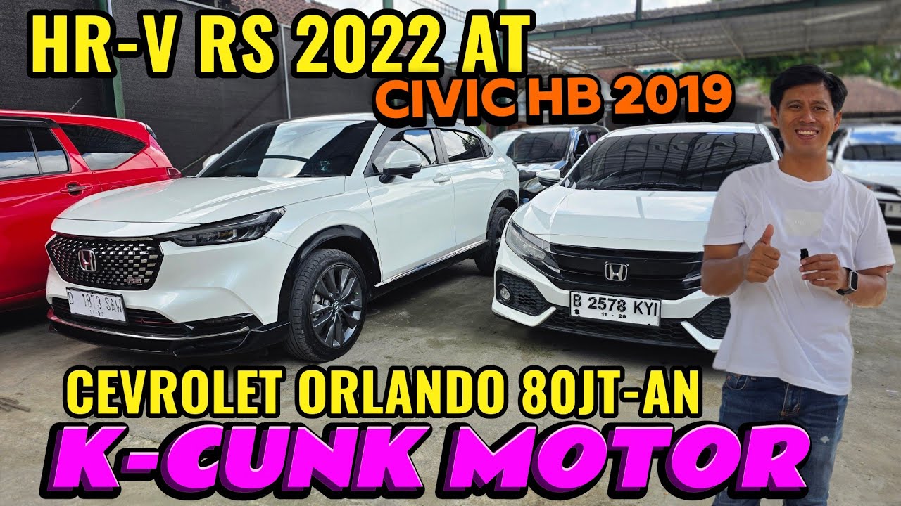 HR-V RS 2022 AT, Civic HB 2019, Cevrolet Orlando 2012 AT