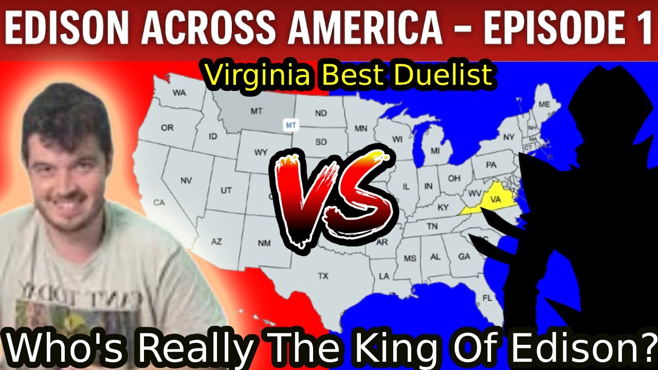 I Challenged The Best Yu-Gi-Oh Edison Player from [Virginia] Across America Series (Ep. 1)
