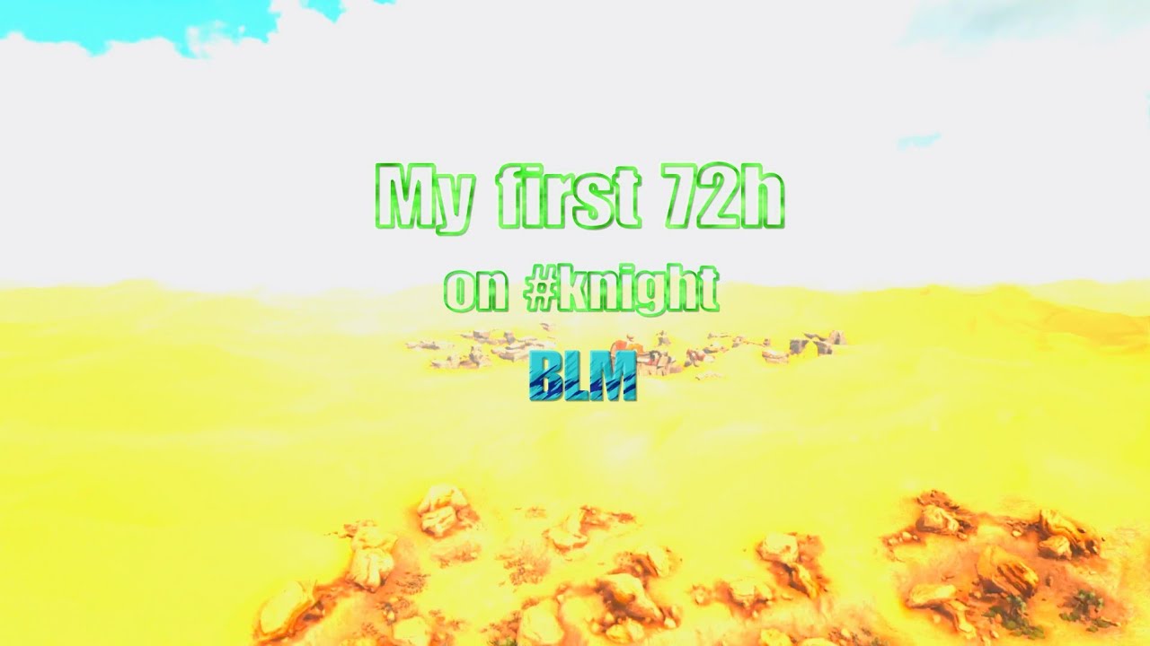 My first 72 on #knight  |  ARK  PS5  PVP  4K  HDR  | #MATRIX #DEDI #RUIN #BMS #KINGS