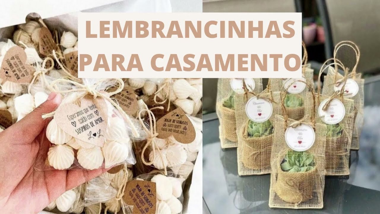 IDEIAS PARA LEMBRANCINHAS DE CASAMENTO