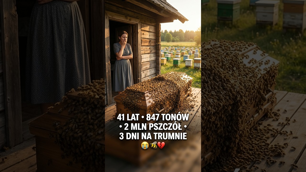Stracił głos. Pszczoły go słuchały 41 lat. Potem przyszły na pogrzeb 😭🐝