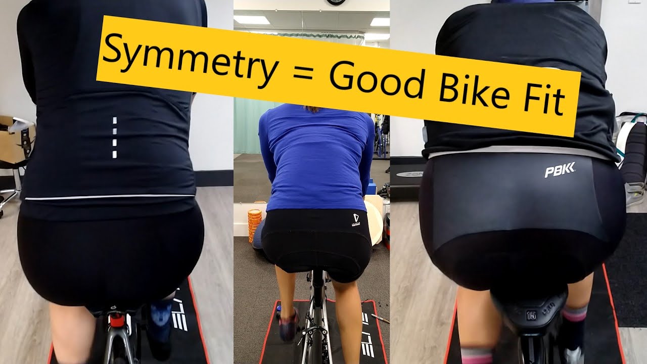 Asymmetries on the bike | The posterior view during the fitting process