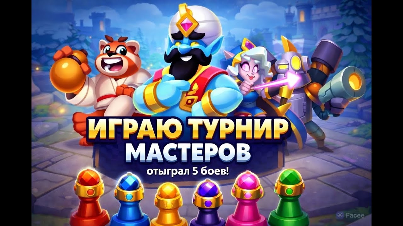 🔥ТУРНИР МАСТЕРОВ | 5 БОЕВ | ПОЛНОЕ ВИДЕО | Rush Royale🎮