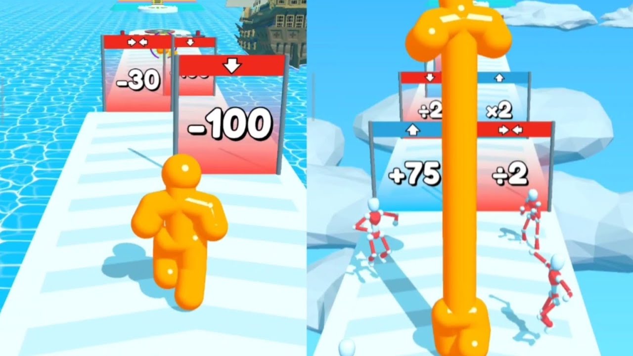 NOOB 🆚 PRO Tall Man Run 3d New Levels Big New Update Max Walkthrough Android iOS Gameplay level1296
