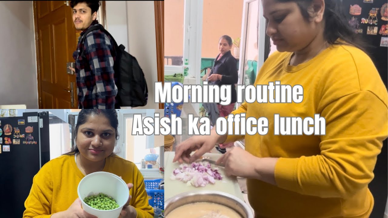 Morning time Asish ka office lunch | Morning routine |@prakritibajpaivlogs1665 