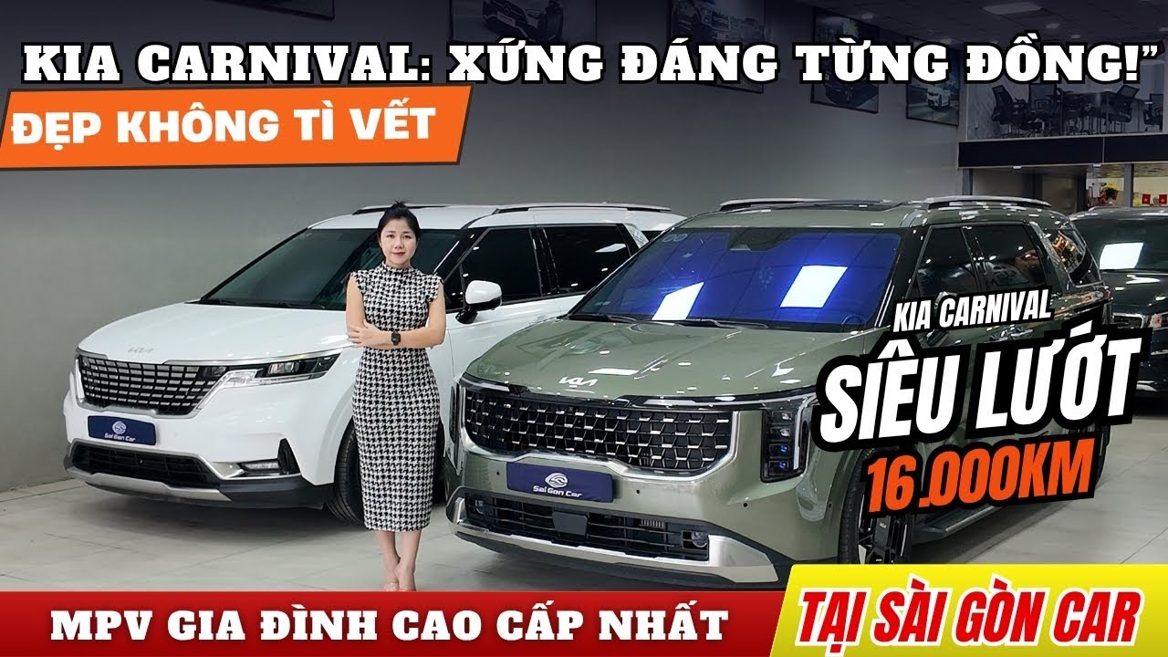 KIA CARNIVAL 2024 Xứng Đáng Từng Đồng | Siêu Phẩm Xe Lướt Cập Bến Showroom Sài Gòn Car