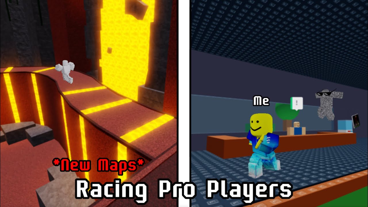 Racing pro speedrunners at Lavafalls and Acidhotel! Acid Escape