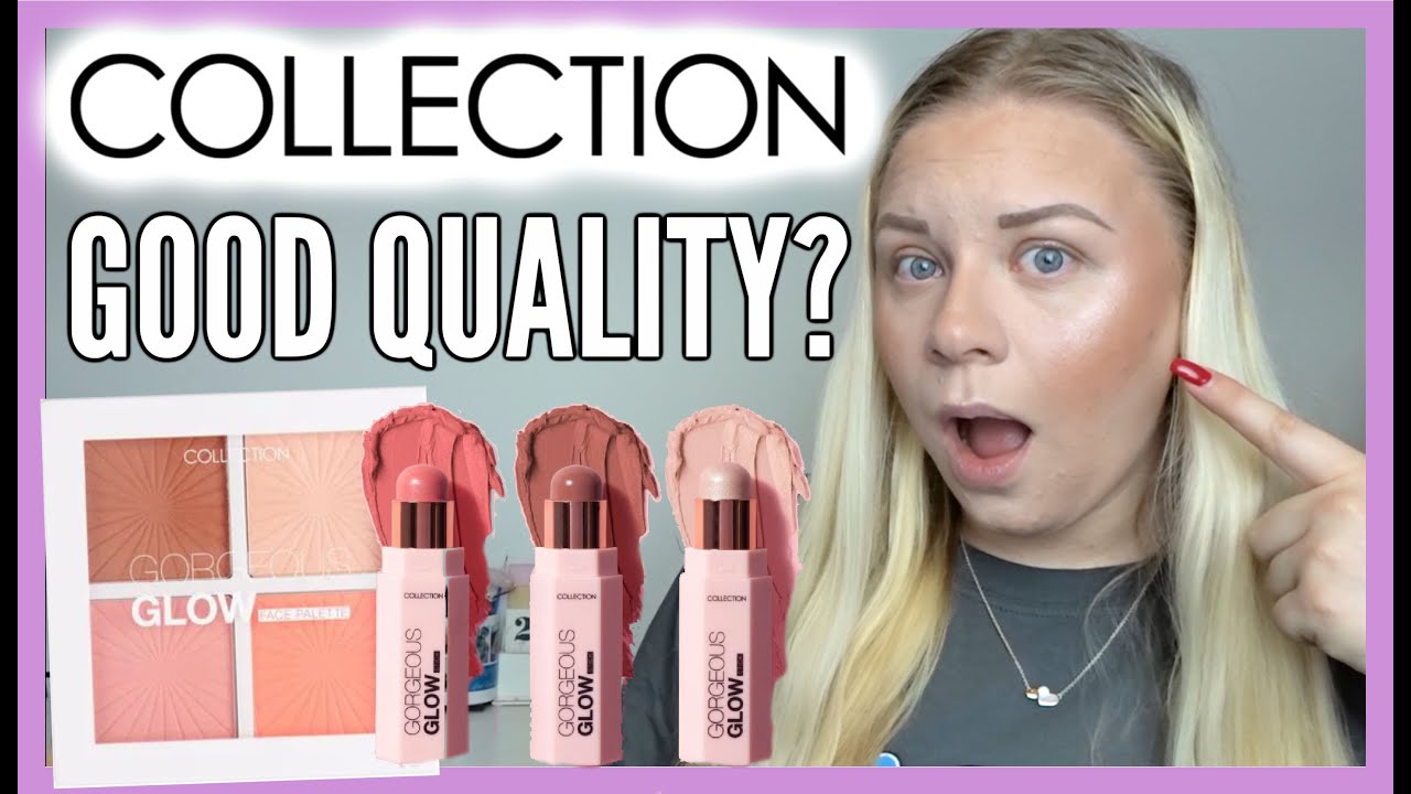 COLLECTION COSMETICS GORGEOUS GLOW STICKS & FACE PALETTE REVIEW | makeupwithalixkate