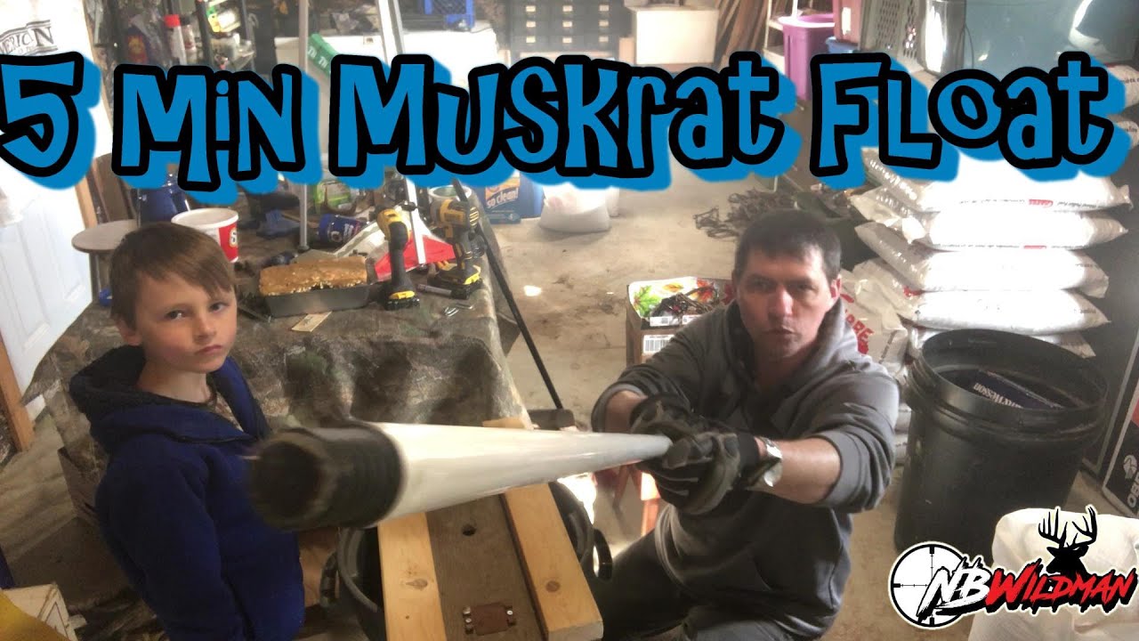 DIY 5 Minute   Muskrat Float Super Easy.