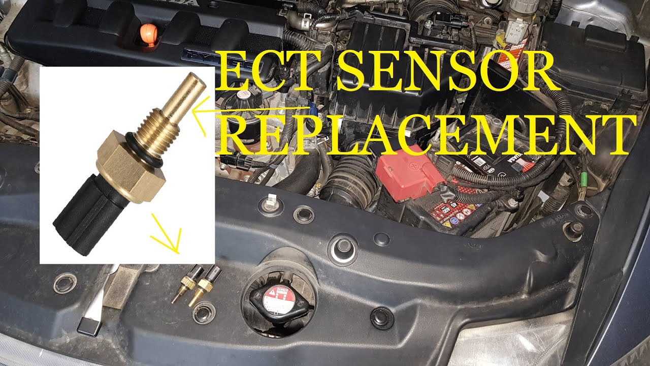 Wymiana czujnika ECT temperatury silnika HONDA CIVIC VIII 1.8