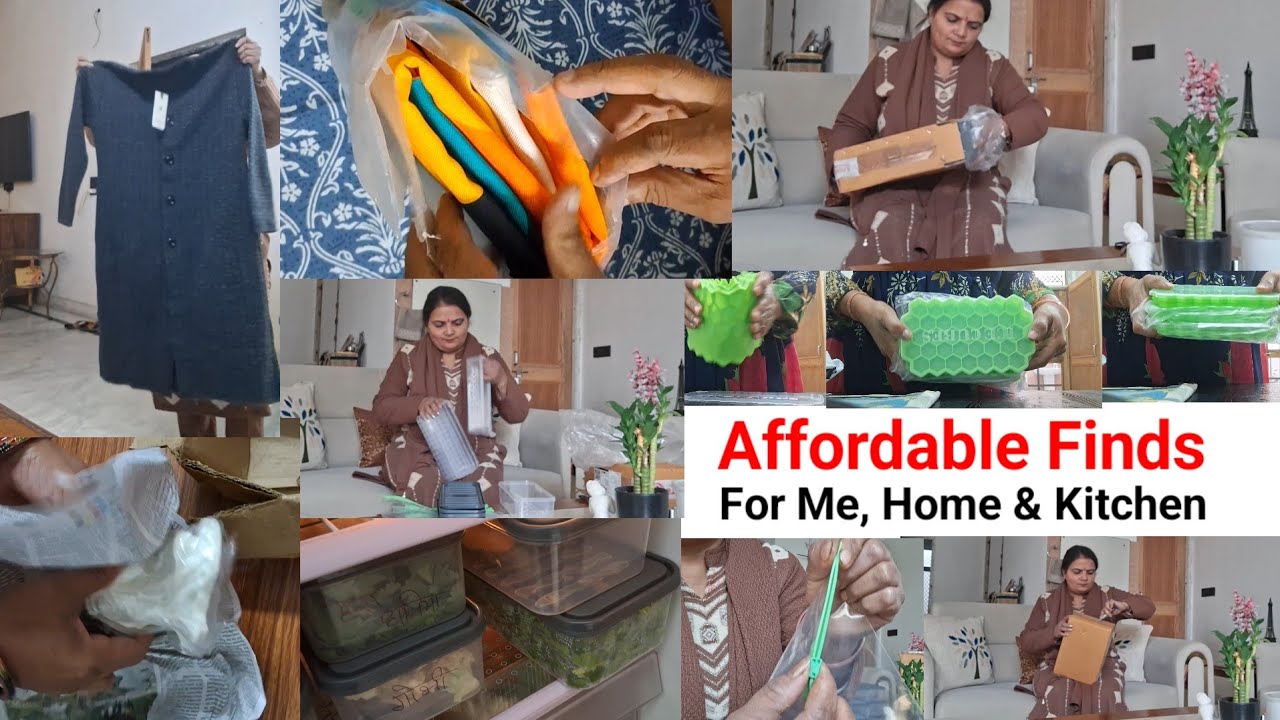 अपने लिए घर के लिए और अपनी रसोई के लिए शॉपिंग || Shopping For Home & Kitchen ||  Amazon Haul