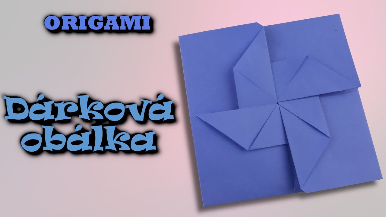 Origami OB&Aacute;LKA z pap&iacute;ru A4! 💌 Elegantn&iacute; balen&iacute; peněz a poukazů (N&aacute;vod)