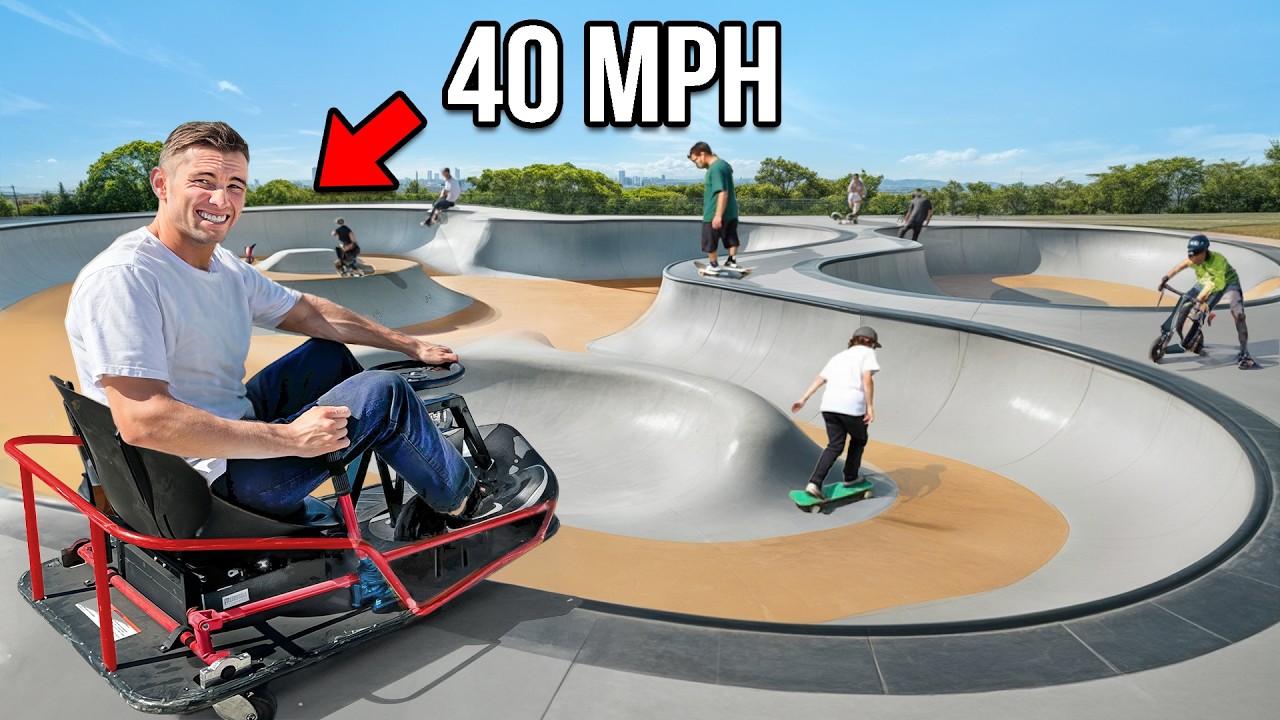 Upgraded Drift Carts vs Skate Parks! (again)