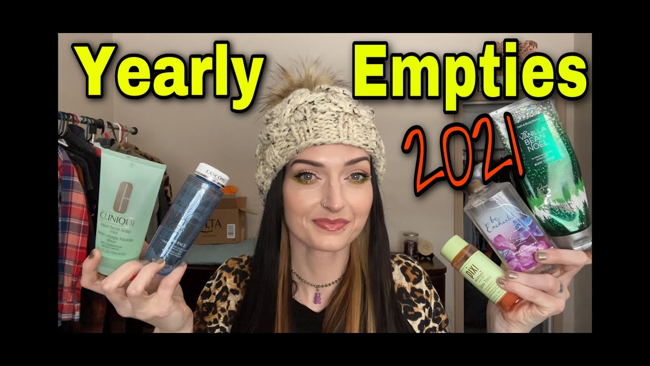 Yearly Non-Makeup Empties 2021 - Products I've Used Up