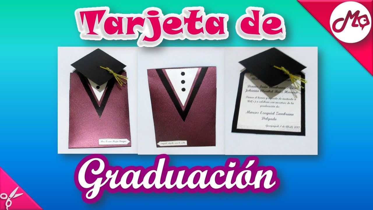 TARJETA DE GRADUACION CON SOBRE | MARKOS EN CRAFT
