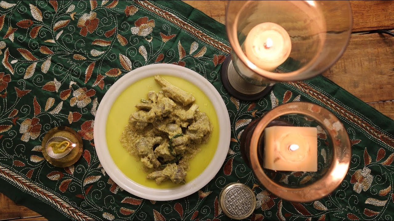 Shorshe Mangsho (Mutton in Mustard Gravy) - Cuisine from the Tagore Household