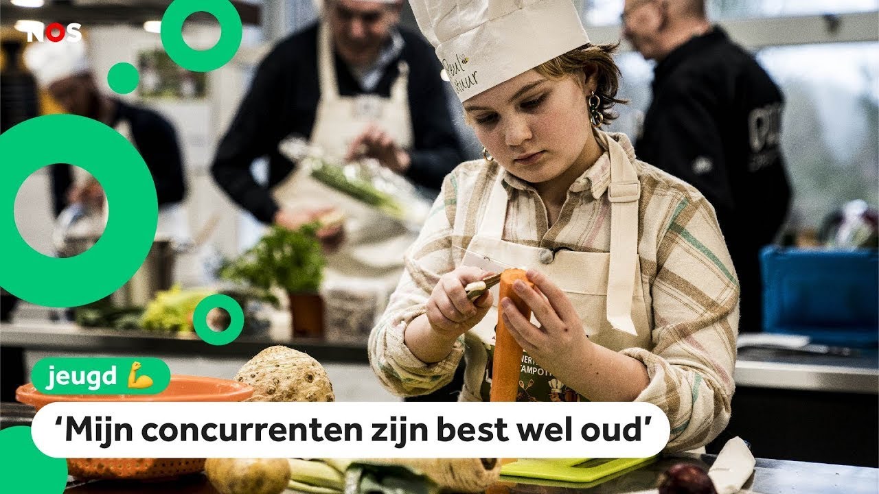 Nora (9) doet mee aan wereldkampioenschap erwtensoep koken
