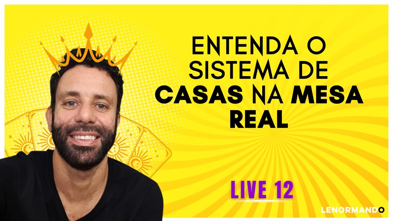 Entenda o sistema de casas na MESA REAL - Baralho Cigano /Lenomand - Alex Lepletier | Live #12