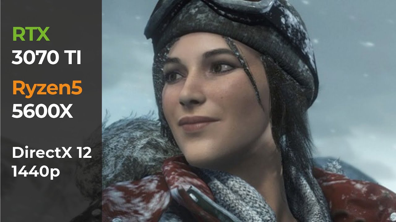Rise of the Tomb Raider DirectX 12 benchmark without DLSS | RTX 3070 TI | Ryzen5 5600X | 1440p