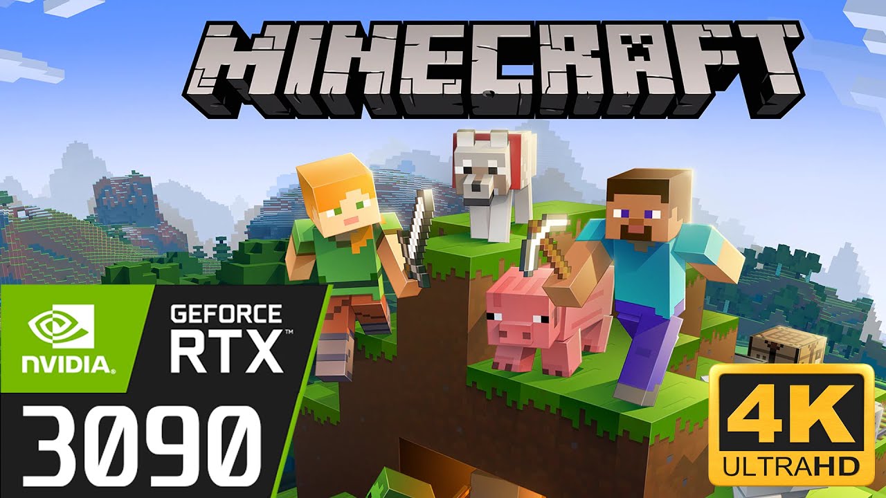 RTX 3090 : Minecraft 4K All Settings
