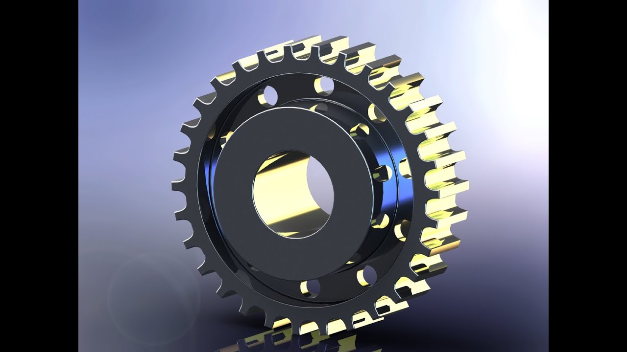 Diseño de un engrane o rueda dentada en Solidworks 2014