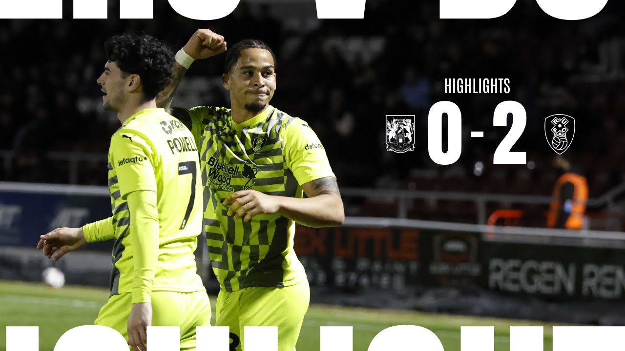 A winning start! 🙌 | Northampton Town 0 v 2 Rotherham United 📺