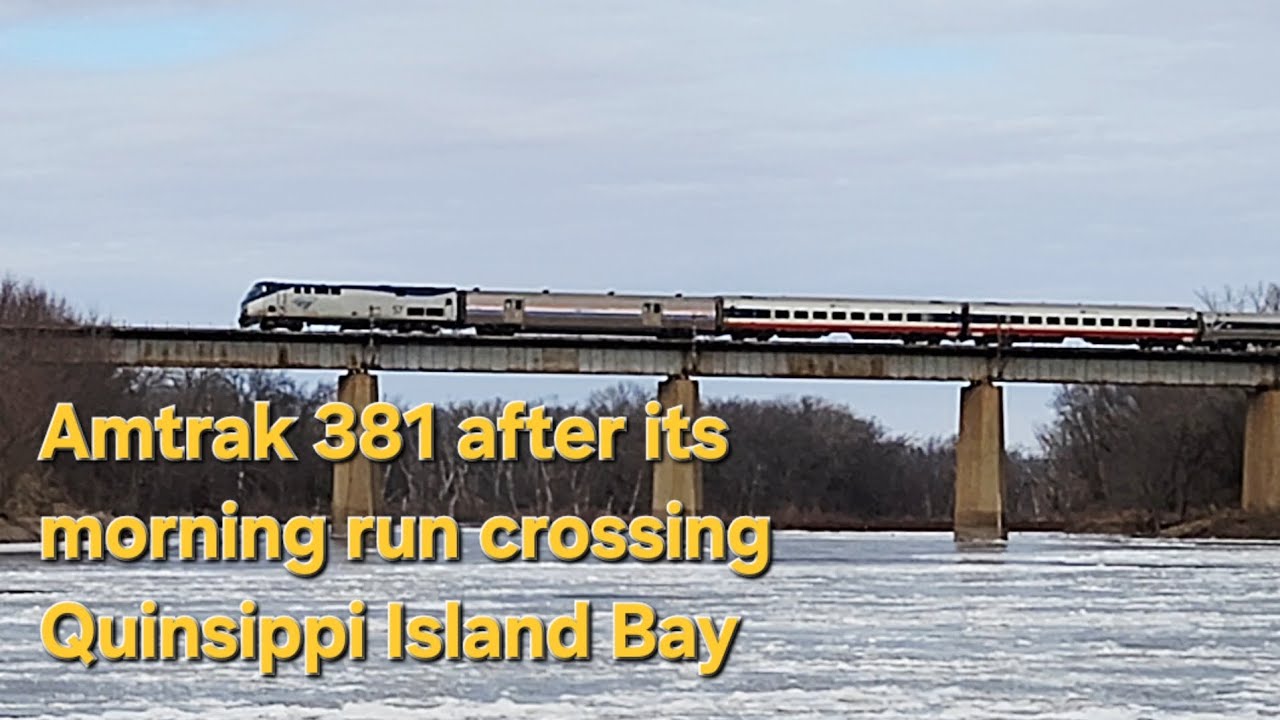 Amtrak 381 after its morning run!!