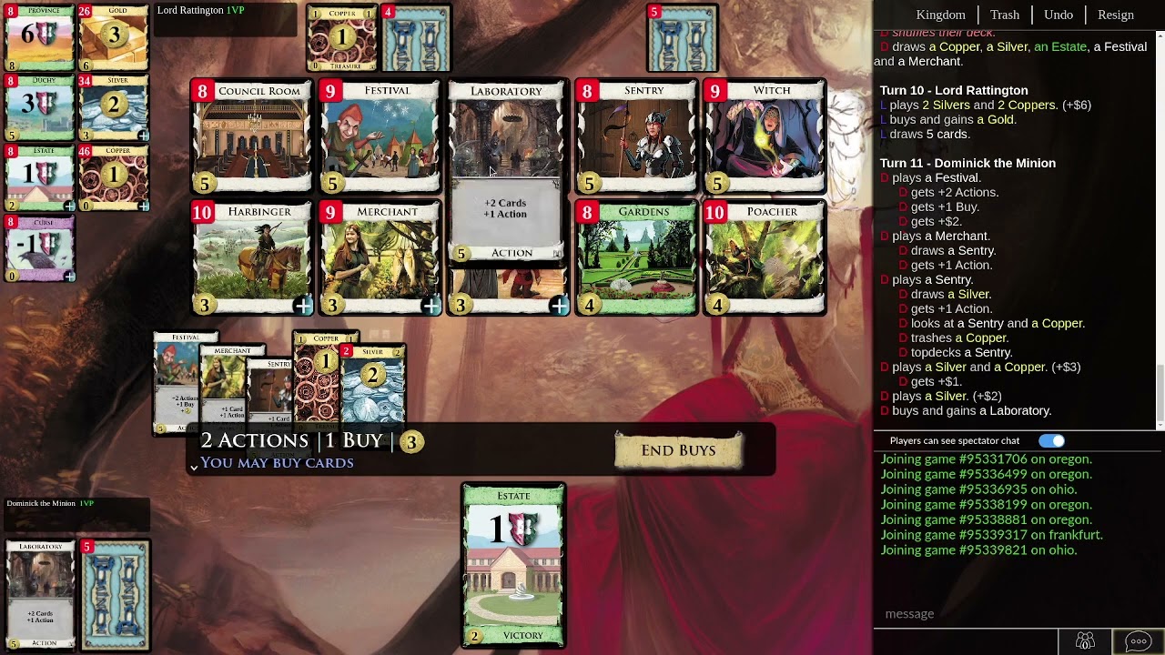Dominion Base Game Strategy: Match 2