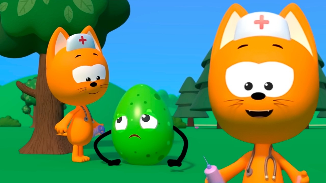 Кот и волшебные яйца! Meow Kitty बादल से गिरे फल | Cartoons anak-anak • बच्चों के लिए