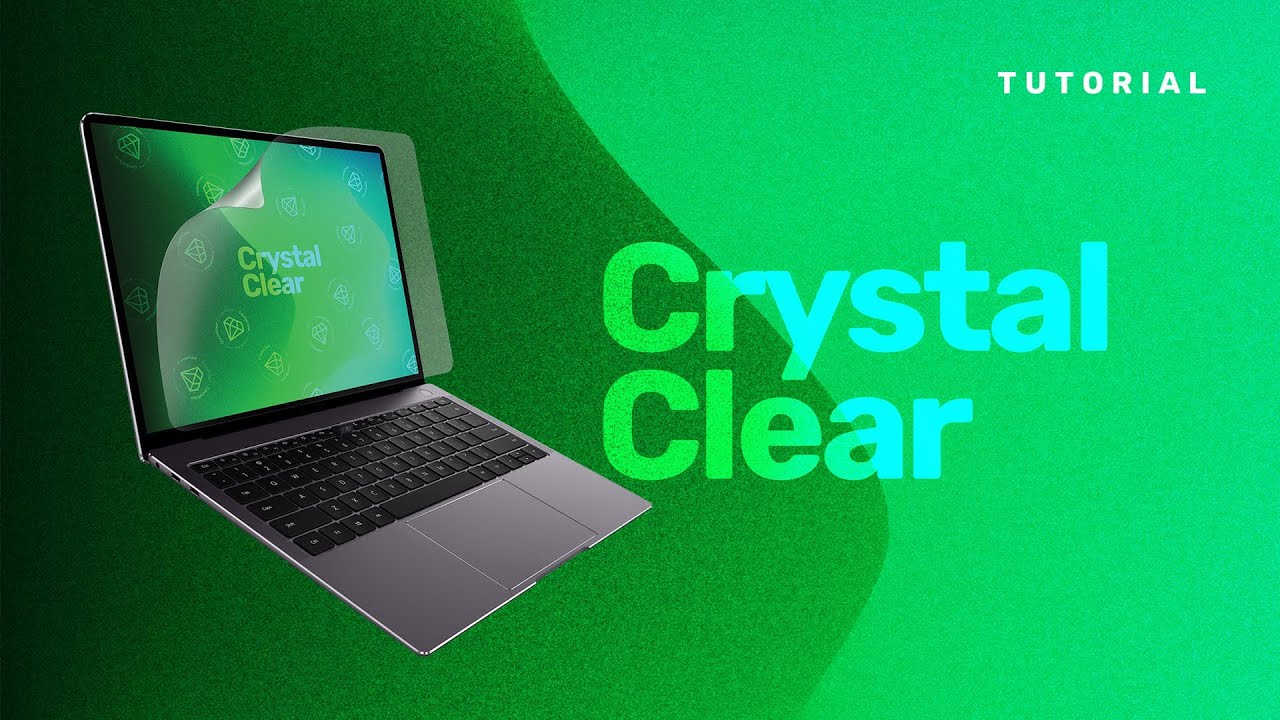 Tutorial - CrystalClear Panzerfolie für den Laptop | GREENMNKY®