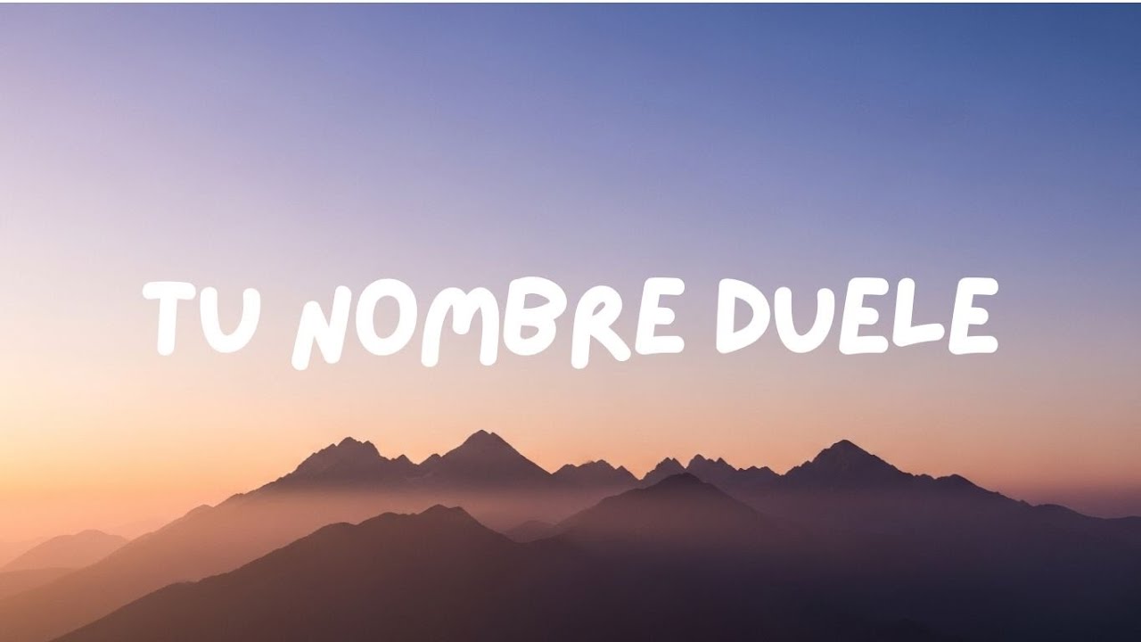Tu Nombre Duele | Latin Song 2026