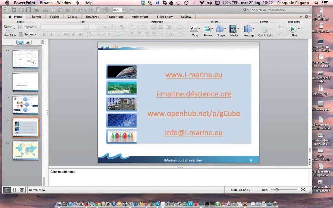 Smart data management tools for the marine community