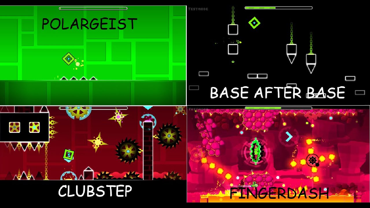SWAG ROUTES IN EVERY GEOMETRY DASH LEVEL