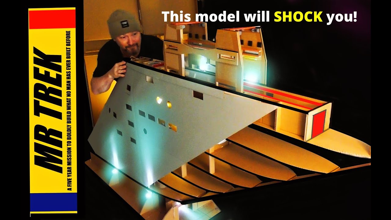 I'm building the ENTIRE Starship Enterprise interior!