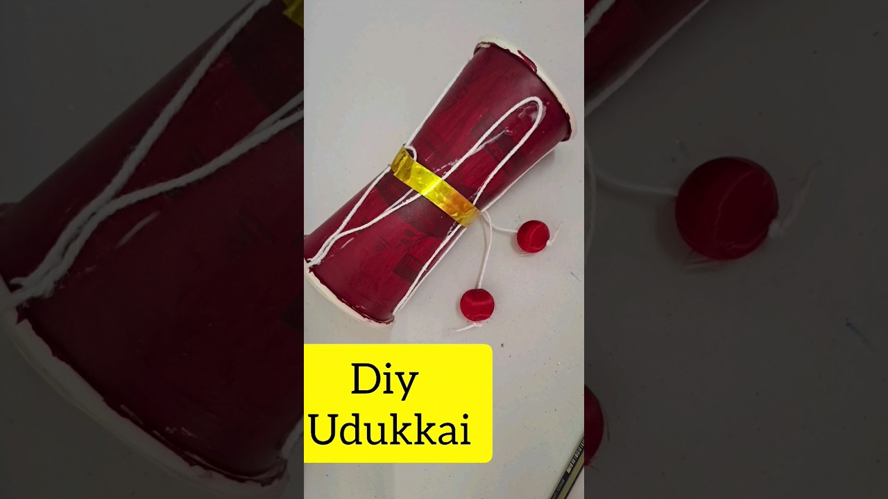diy udukkai using paper cup easy |hara hara mahadev | Sawant month special