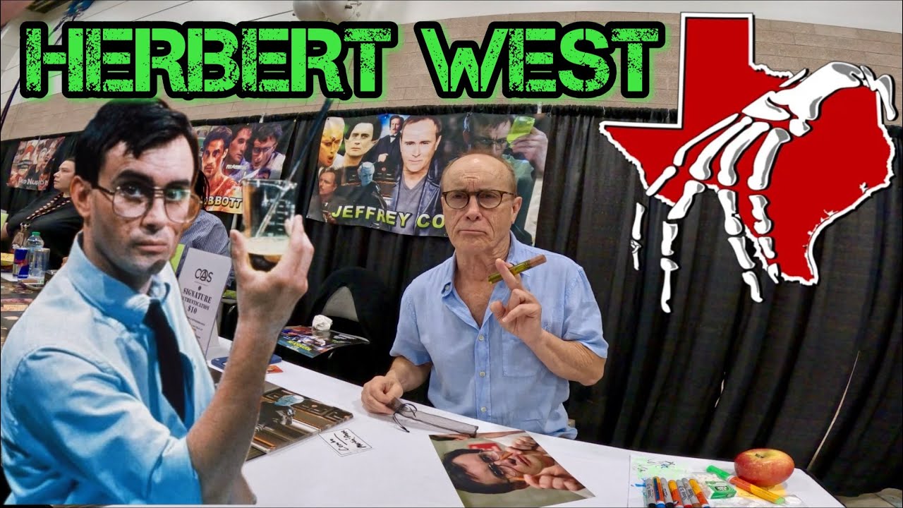 Meeting Jeffrey Combs “Herbert West” At Texas Frightmare Weekend 2025.