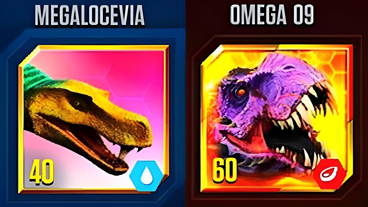 MEGALOCEVIA VS OMEGA 09 | JURASSIC WORLD THE GAME